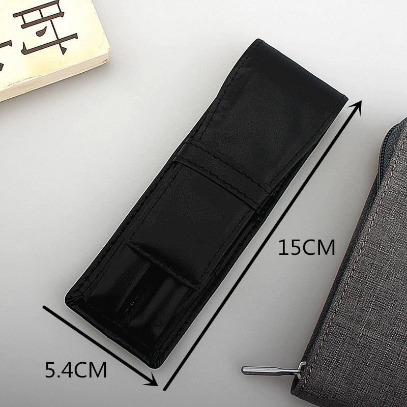 Luxury PU Leather 2 Slots  Jinhao x159 Specification Fountain Pen Tray Holder Pencil Case Office School Supplies Pouch