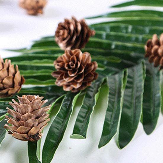 20Pcs Artificial Pine Cone Attractive for Garden Convenient Decorative DIY Simulation Pinecone Novel Vivid Natural
