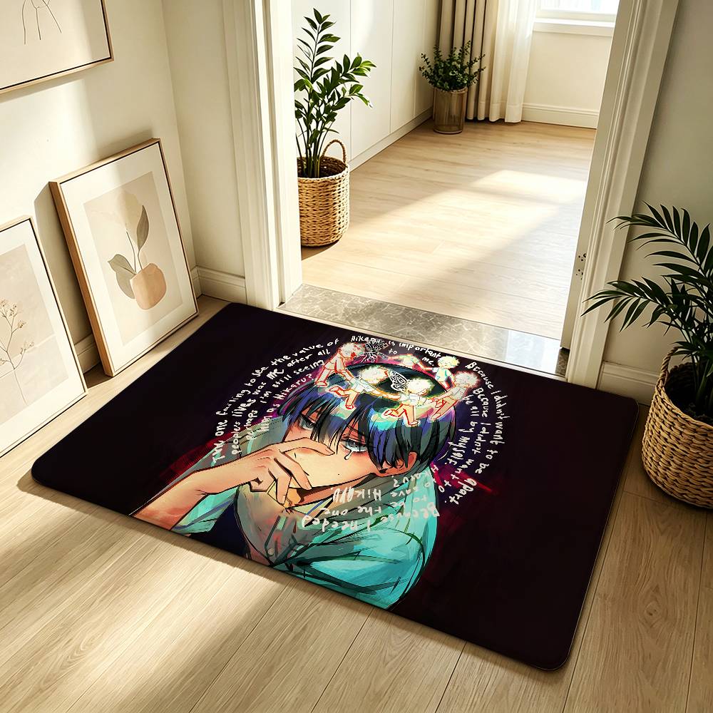 Anime T-the Summer Hikaru Died Carpet Bathroom Anti-slip Mat Door Mat Home Decoration Mat Entrance Door Mat Scratch-resistant