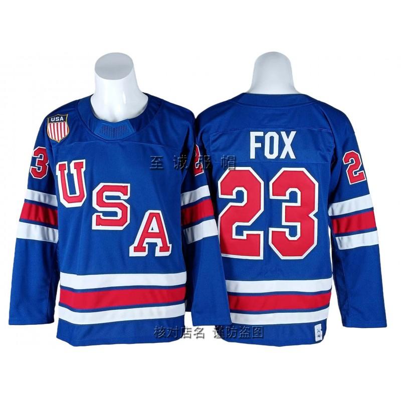 Mens Ice Hockey Practice Jersey USA Team Style Vintage Embroidered Training Uniform Adult Players