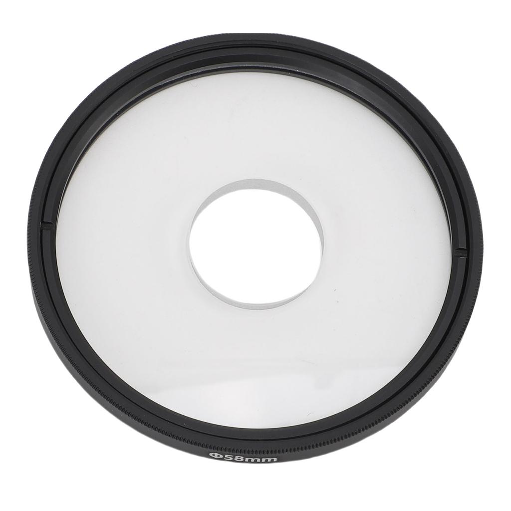 58mm Center Exposure Edge Blur Filter Optical Glass Multi Layer Coating Closeup Portrait Special Effect Camera Filter