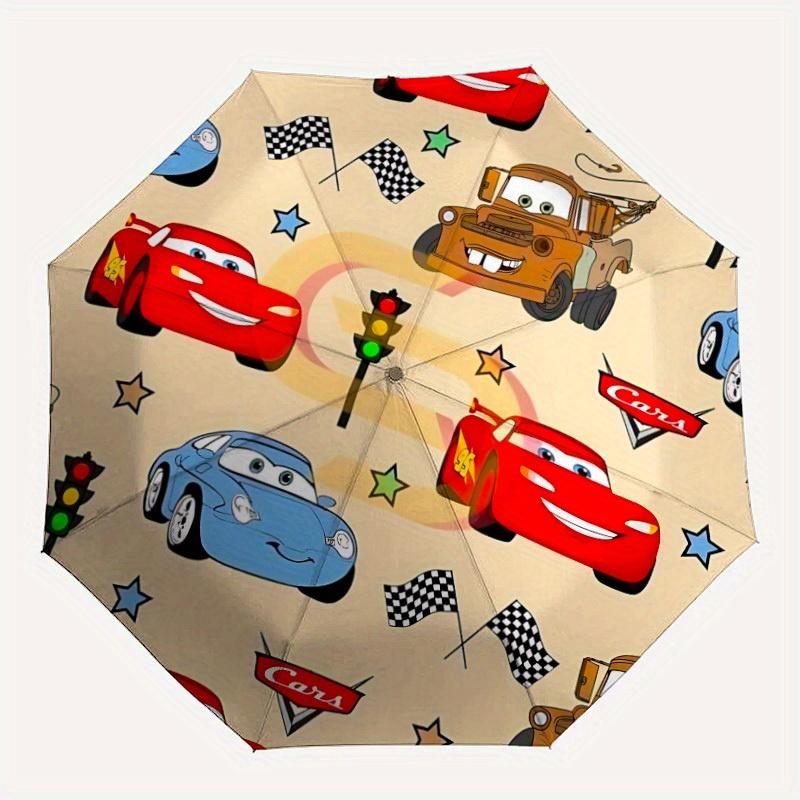 

1pc CarsDesign Automatic Opening/Closing Folding Umbrella with 8 Iron Ribs, Portable Sunshade for Men and Women y250724042