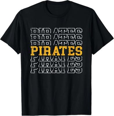 Piraten Vintage Geschenke für Männer Frauen T-Shirt