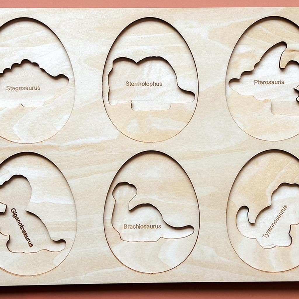 Cycle Puzzles, Wooden Cartoon Montessori Educational for Preschool Learning Aids