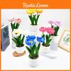 Corn Multicolor Simulation Poppy Potted Artificial Flower Desktop Ornament