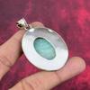 Amazonit-Anhänger, 925er Sterlingsilber, handgefertigter Edelsteinschmuck, Geschenke für die Frau, brandneuer Anhänger