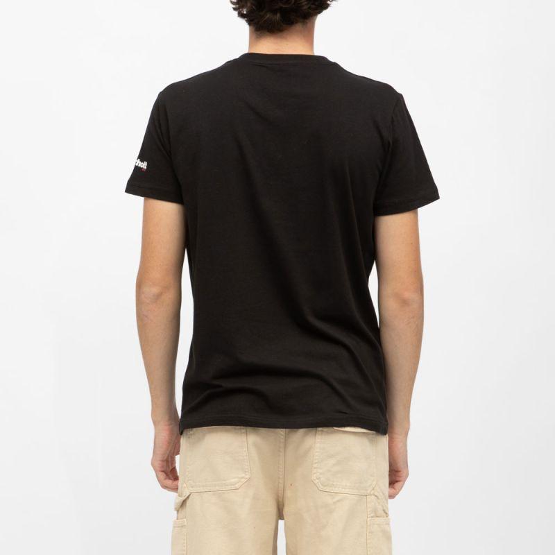 Tee shirt coton col v basique uni Homme SCHOTT