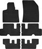 Dywaniki samochodowe gumowe do: Citroen C4 Picasso II 7 Personen (2013-2019) - czarne, dopasowane
