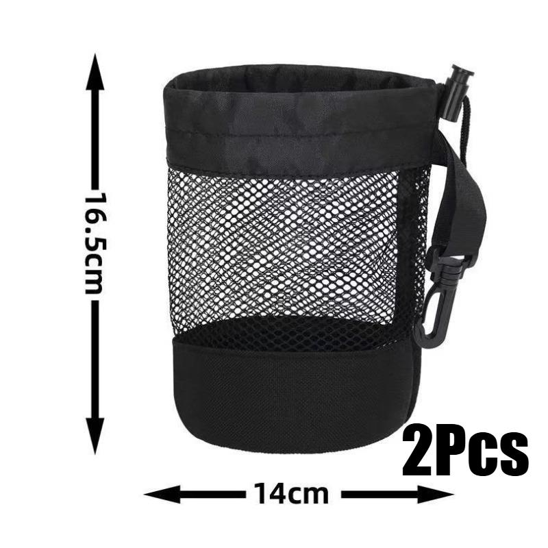 Portable Nylon Golf Ball Holder case with Drawstring Golf Ball Storage Bags Outdoor Golf Sports Accessory Gifts for Golf Lovers