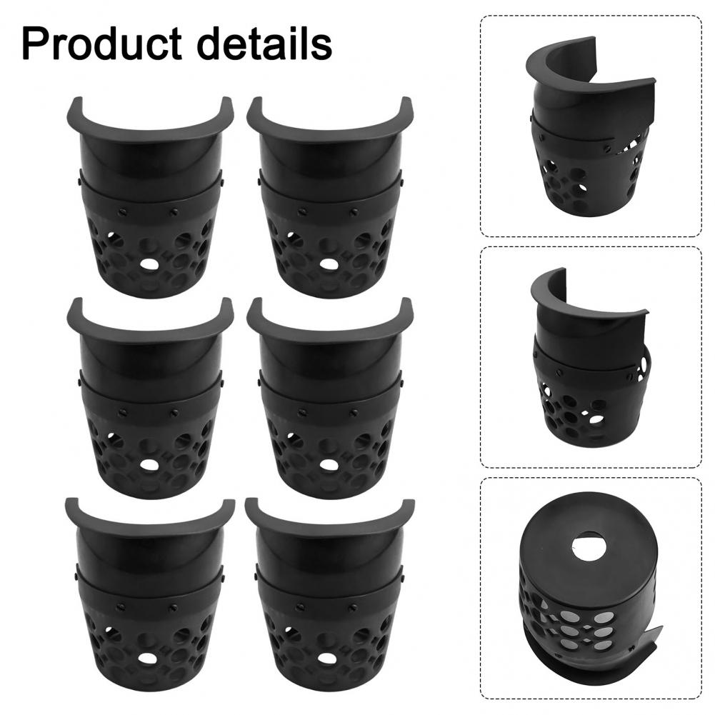 Plastic Billiard Table Pockets Replacement Set of 6 for American Tables