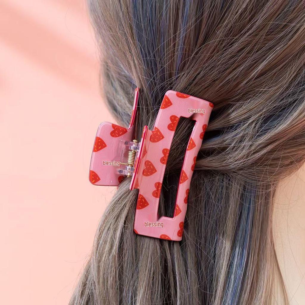 Koreanischer Eleganter Kürbisbogen Polka Dot Haarspange - Groß, Cremige Texturierte Hochsteckfrisur-Accessoire