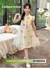 Girls' New Chinese Style Dress Summer Dress 2026 New Children's Chinese Style Cheongsam Dress Girls' Summer Princess Dress