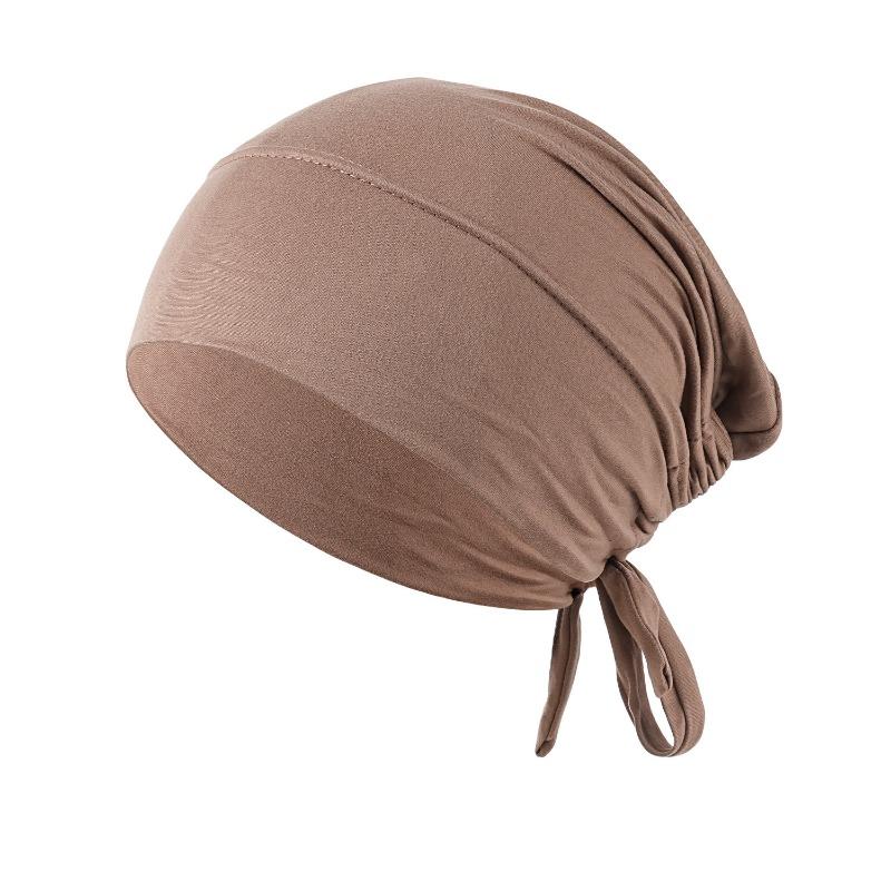 Eid Al-Fitr Ultra-Soft Stretch Fabric Muslim Headscarf Cap, Ethnic Style Turban, Headscarf Hat. Comfortable Fit Without Being Tight, Can Be Paired