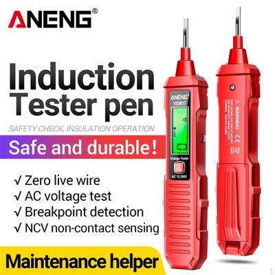 Tester Professional Heavy Duty Measuring Tool Induction Test Pen 12-300V for Circuit Testing