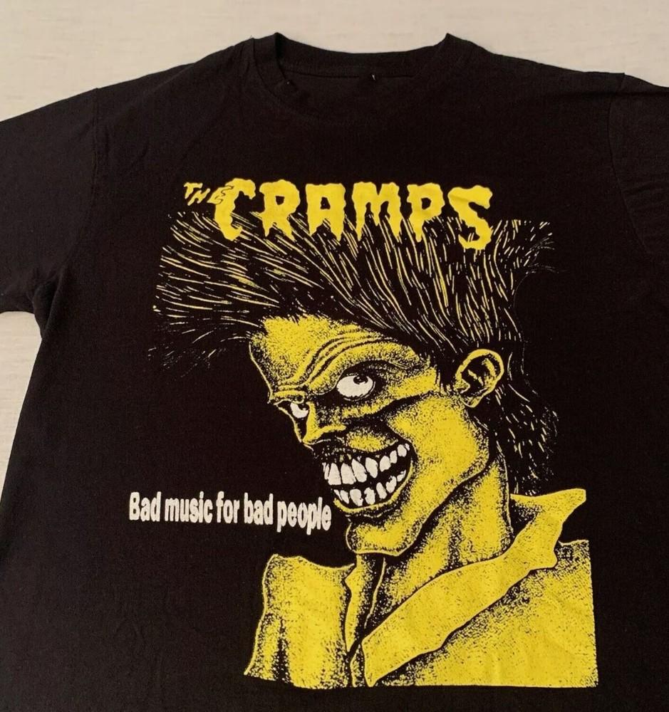The CRAMPS Bad Music For Bad People Cotton Unisex S-5Xl T-shirt Unisex T-Shirt S