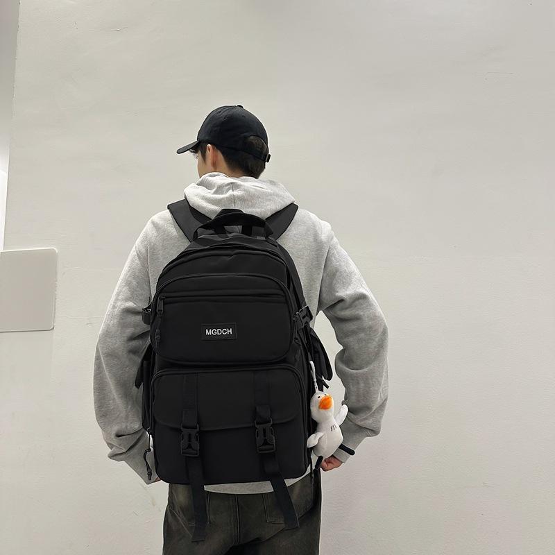 Schoolbag schoolbag primary school girl junior high school student burgundy male backpack high school student college student Ruiying wholesale