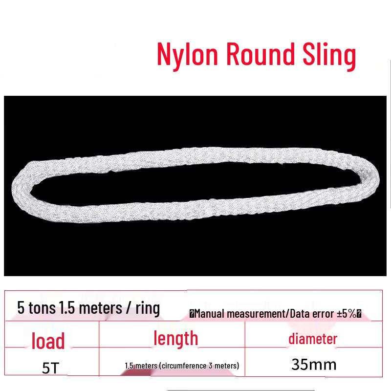 

5 Ton White Endless Nylon Lifting Sling