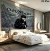 Arazzo da Parete Jujutsu Kaisen Appeso Estetico alla Parete Coperta in Tessuto Stampato Arazzi Decorativi per Camera da Letto Soggiorno Decorazione per la Casa