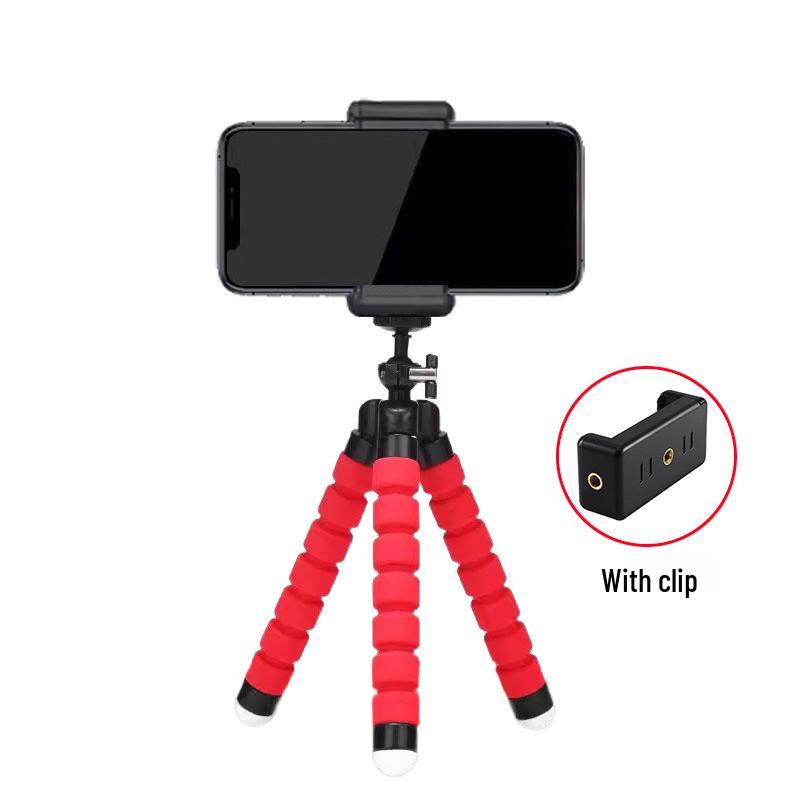 Versatile Mini Octopus Tripod: Portable Phone Holder for Outdoor Photography, Desktop Use, and Binge-Watching.