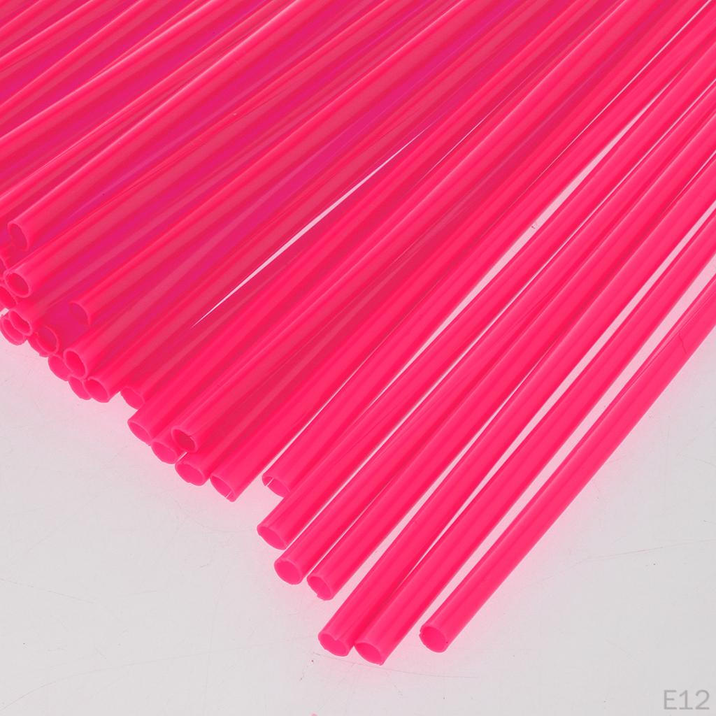 12 Colors Spoke Covers, Wraps, Skins, Coats for Bike Spokes ( 72PCS )