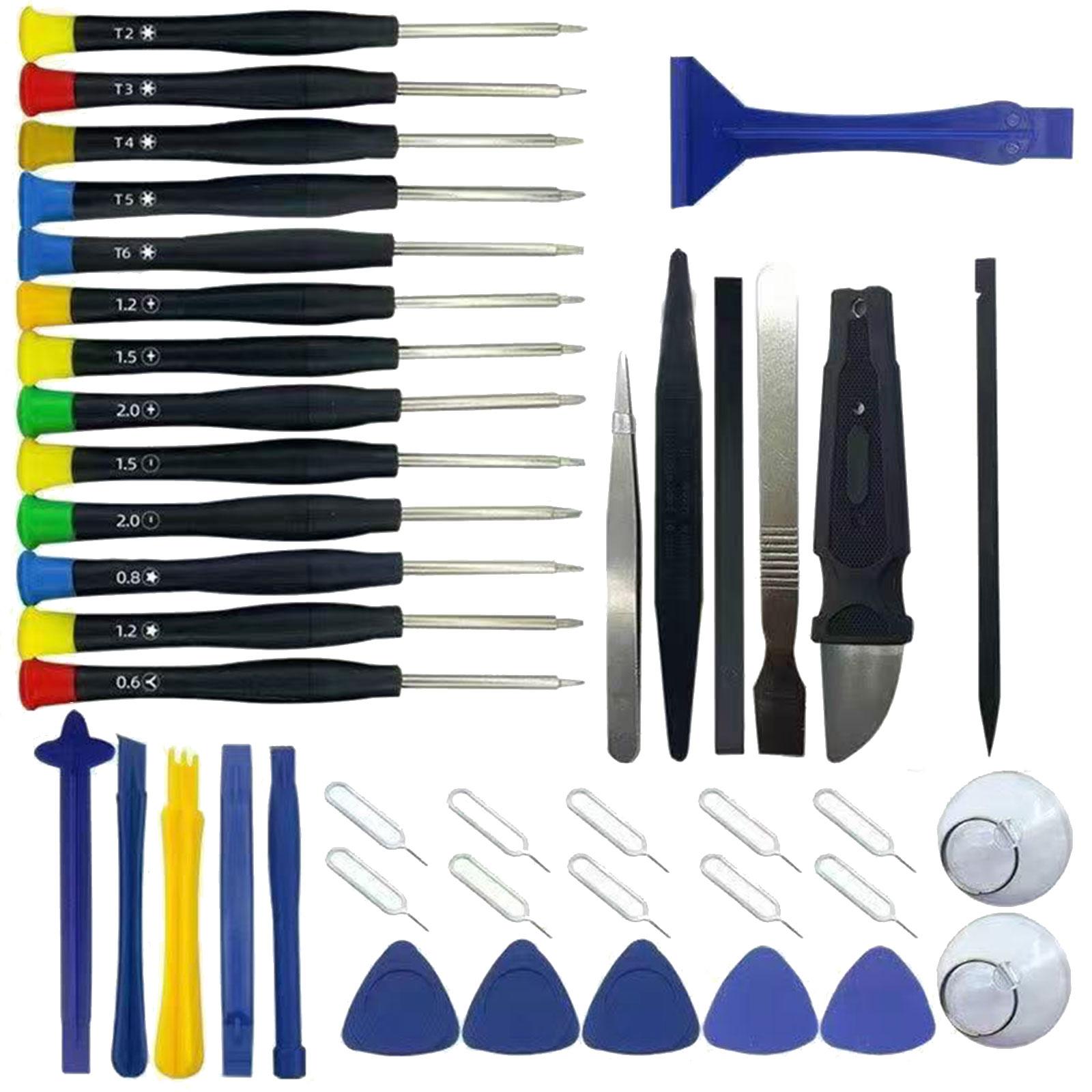 

Набор прецизионных отверток для электроники 42 штуки с инструментом-лопаткой, инструмент для ремонта компьютера, ноутбука, ПК, планшета