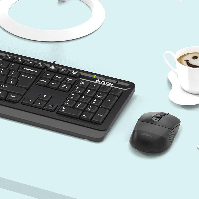 A4TECH Feishidai FS1010 Wired Silent Keyboard & Mouse Set
