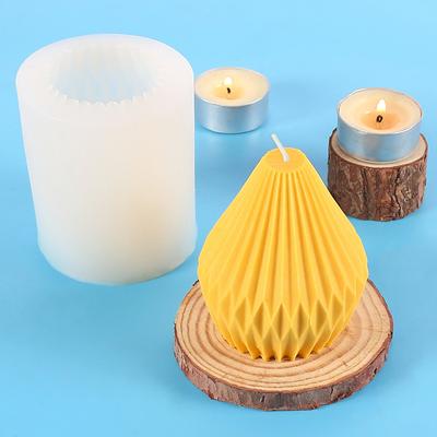 Silicone Handmade Clay Tools Cylinder Candle Mold Art Wax Cake Resin Molds