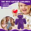 Soft Plush Toy Stuffed Doll with Pixelated Design Block Style Character Plushie for Kids and Collectors Suitable for Display or Play