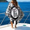 Sturm Graz Crest Emblem Printed Beach Towel, Super Soft Microfiber, Perfect Gift Birthday, for Pool, Beach, Travel, for Family and Friends