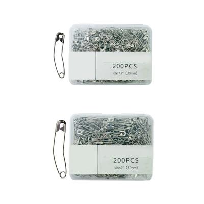 200 Stück Gebogene Sicherheitsnadel 38MM oder 51MM Kleiderklammer Metall Quilting-Nadel Gebogene Heftnadel für Nähprojekt
