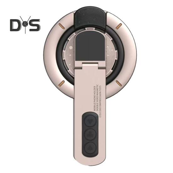 

Магнитная подставка-кольцо для телефона, вращающаяся на 360 градусов, светящийся кронштейн для телефона, многоугольный регулируемый двухсторонний держатель для телефона для снятия стресса и поднятия настроения золотистый