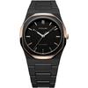 D1 MILANO Official Dealer Watch Men's and Unisex PCBJ35 Polycarbonate Black Enamel 40.5mm