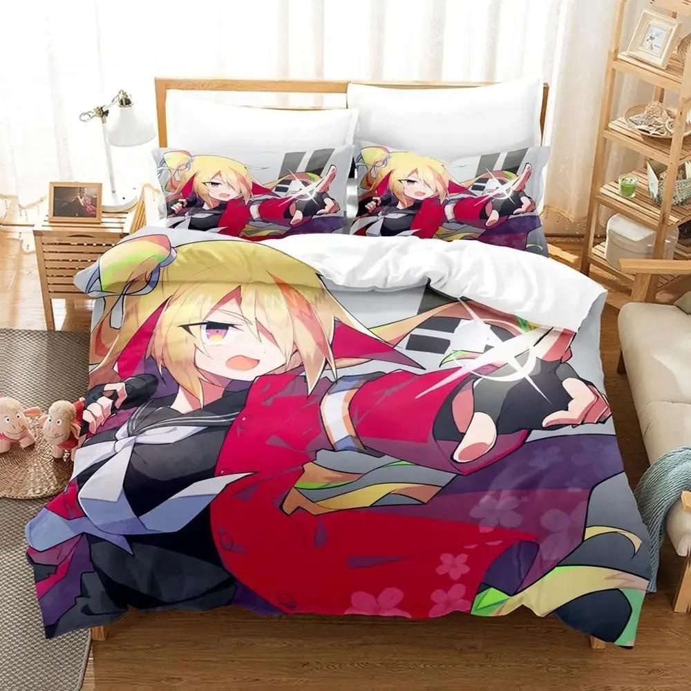 Anime Zombie Land Saga Bedding Set,Duvet Cover Comforter Bed Set Quilt Cover Pillowcase,King Queen Twin Size Boys Girls Adultse