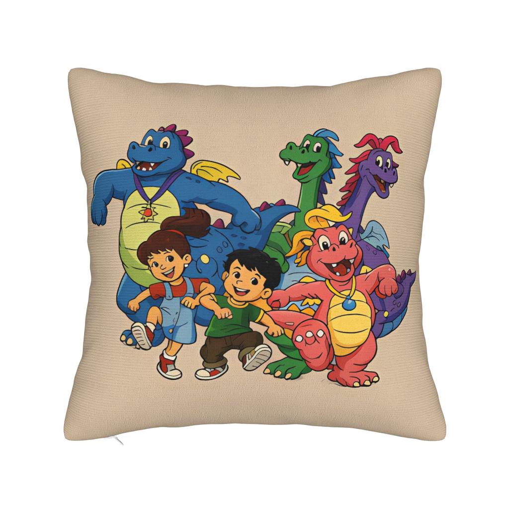 Dragon Tales Pillow Case  Comfy Pillow Cover Morden Cushion Cover For Living Room Chair