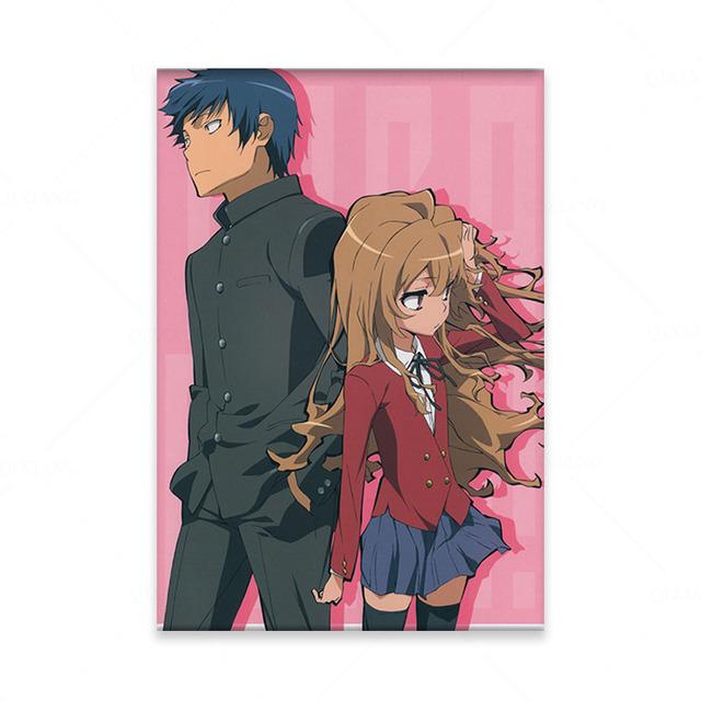 solid Wood Frame Toradora! Aisaka Taiga Anime Poster Wall Poster Canvas Painting Wall Decor Poster Wall Art Picture Room Decor Home Decor
