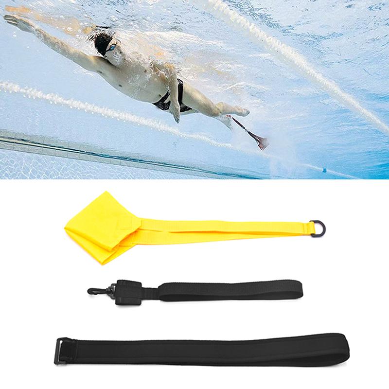 Swim Parachute Swim Resistance Belt Strength Training Exerciser Belts Drag Parachute For Children Adults Improve Swimming Skills