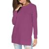 New All-match Long-sleeved T-shirt Solid Color Round Neck Casual Top Women's Autumn Bottoming Long-sleeved Underwear DB3007