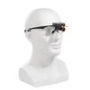 APHRODITE DY-010-F 3W Goggle-Style LED Light for Non-Myopic People, Integrated, Adjustable Brightness, Storage Case, and Hair Rope