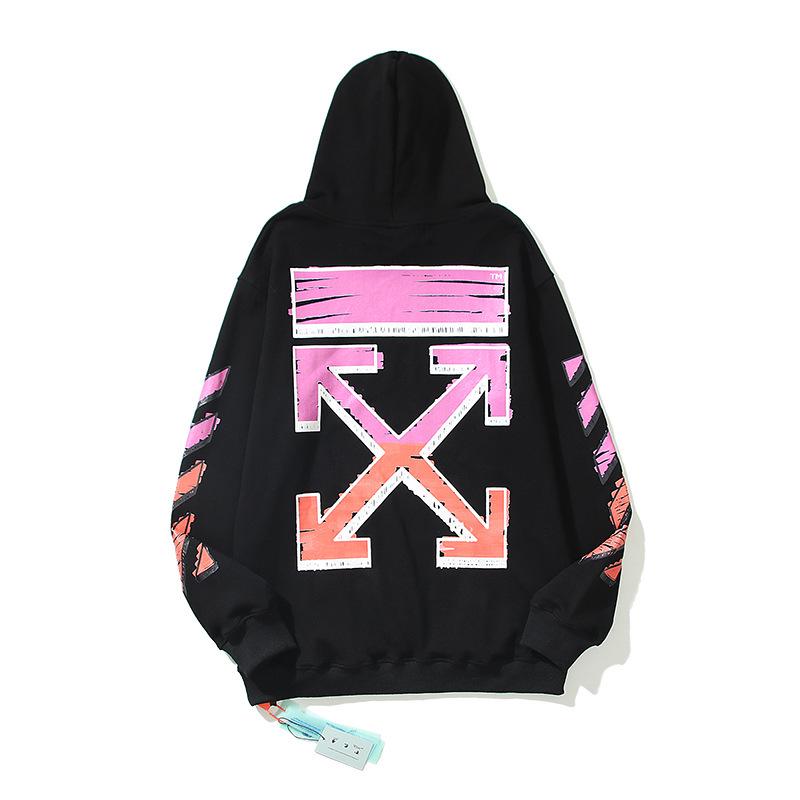 OFF-WHITE Unisex Hoodie aus Baumwoll-Frottee - Trendig & Hochwertig