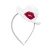 Elegante Fedora-Hüte Zylinder Kopfschmuck für Unisex Modeaccessoire Stilvolles Cowboy-Kostüm Panama-Hut Detail