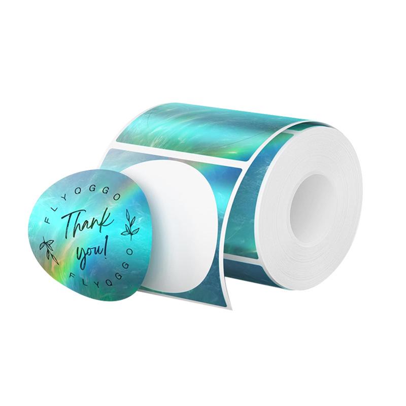 Gradient Laser Thermal Label Paper for Phomemo M220/M221/M120 - 50mm Round