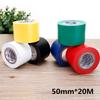Flame Retardant Electrical Insulation Tape High Voltage PVC Electrical Tape Waterproof Self-adhesive Tape 50mm*20MPinstriping Tape 3