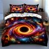 "Cosmic Black Hole" Bedding Duvet Cover Sets Duvet Covers Pillowcases Gifts (1 * Duvet Cover 2 * Pillowcases, Without Duvet Insert)