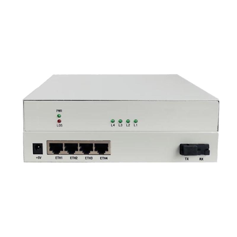 

Daya Hongda 4-Channel 100M Ethernet Fiber Optic Transceiver