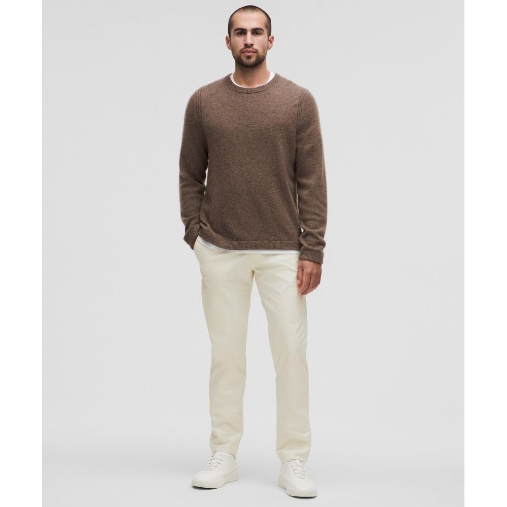 Lululemon Abc Classic Fit Trouser 32l  Smooth Twill Bone