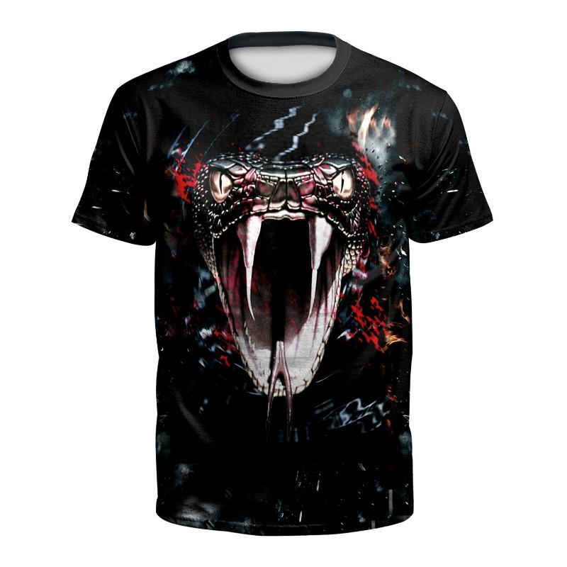 Source, Hot Selling Halloween Ghost Festival Skull Horror Digital Printing Short Sleeve Bottom Shirt