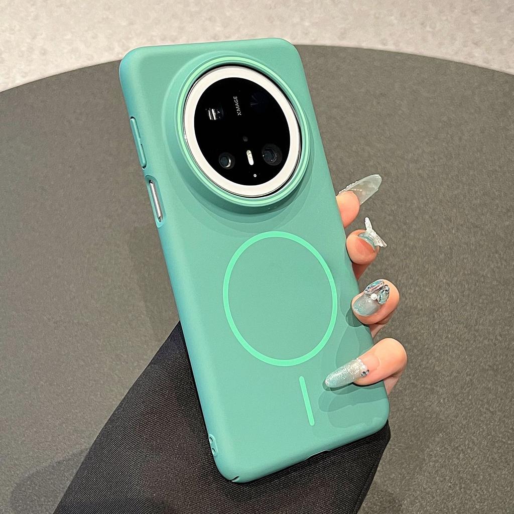 Applicable Mate70PRO Soft and Skin-friendly Fine Ring Magnetic Mobile Phone Case Pura70Ultra Large Hole Anti-drop Protective Case