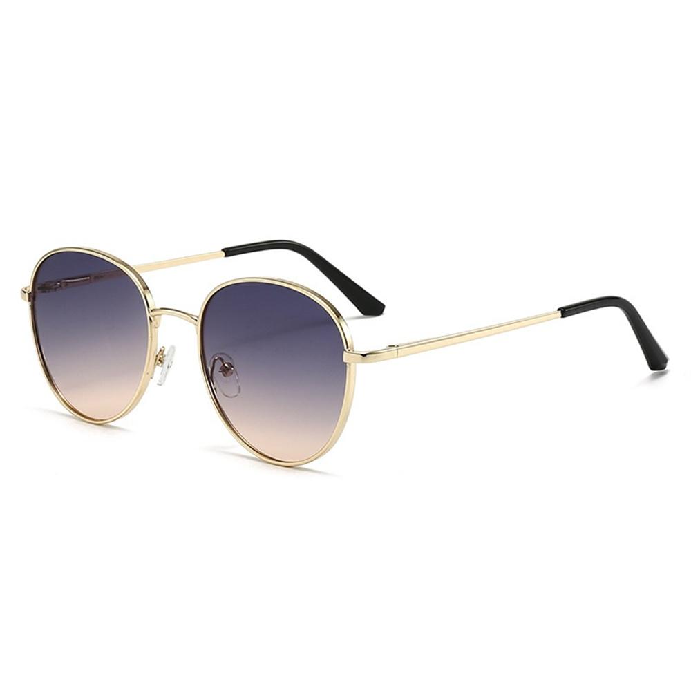 Eyewear Metal Frame Sunglasses Shades Round Sun Glasses For All-Season Unisex Casual