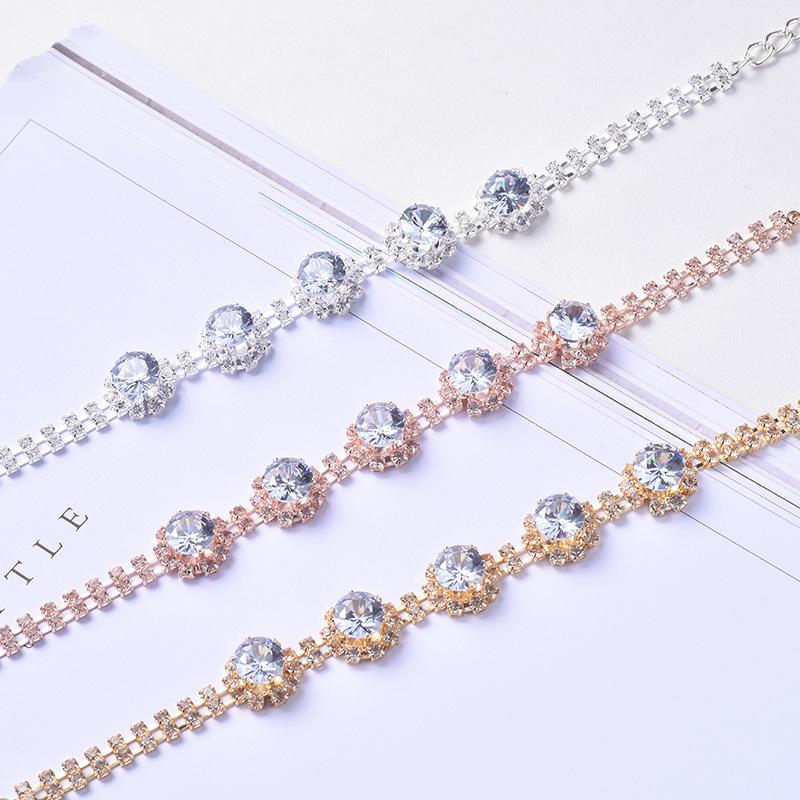 Cat Dog Versatile Necklace Pet Supplies Zircon Flower Full Diamond Necklace Super Cute Jewelry Cat Collar Princess Dress Up Gift
