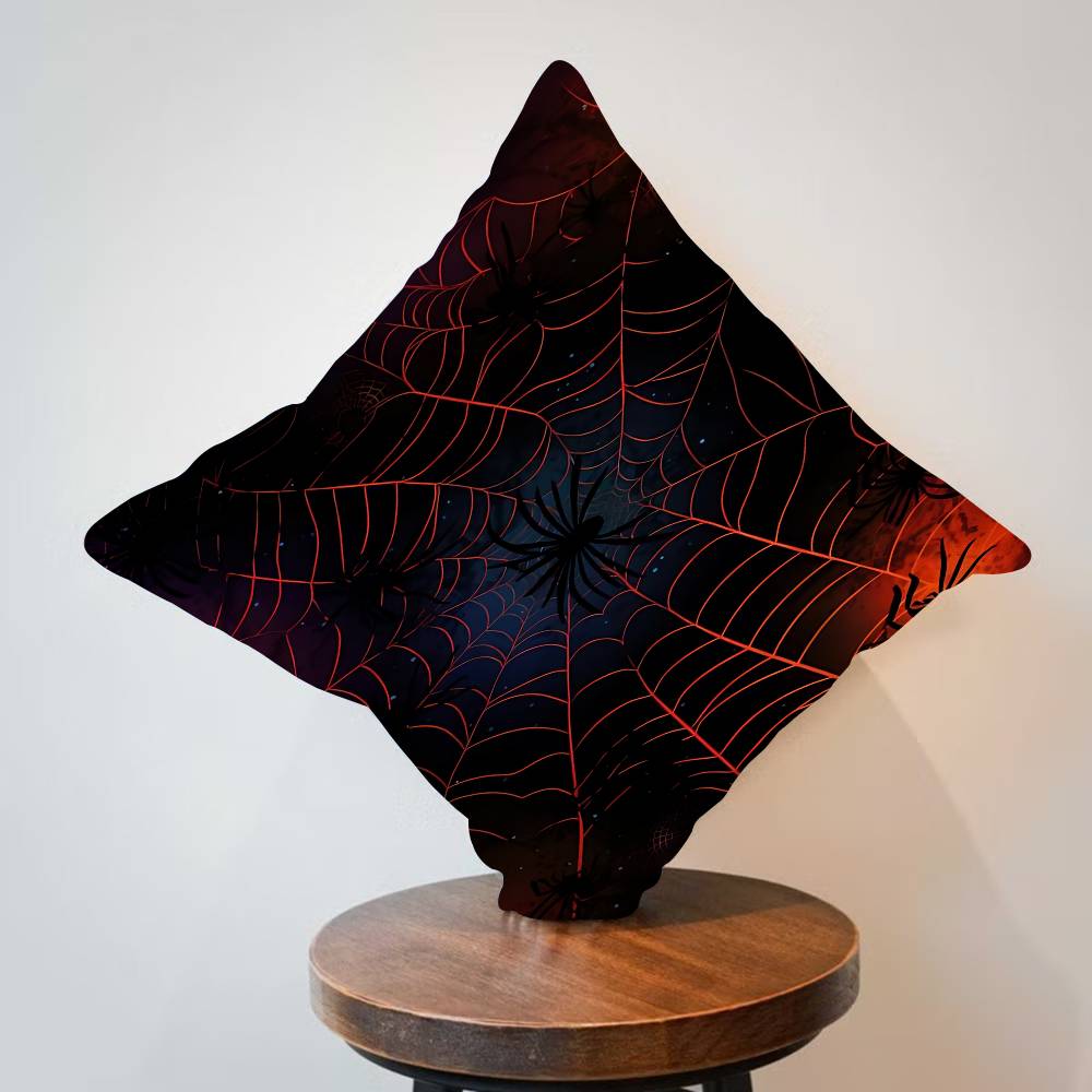 Halloween Spider Web Decoration Pillow Cover Design Cushion Cover Decor Holiday Decorati